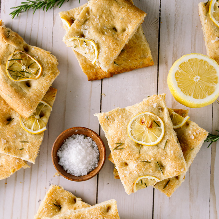 Rosemary and lemon bread