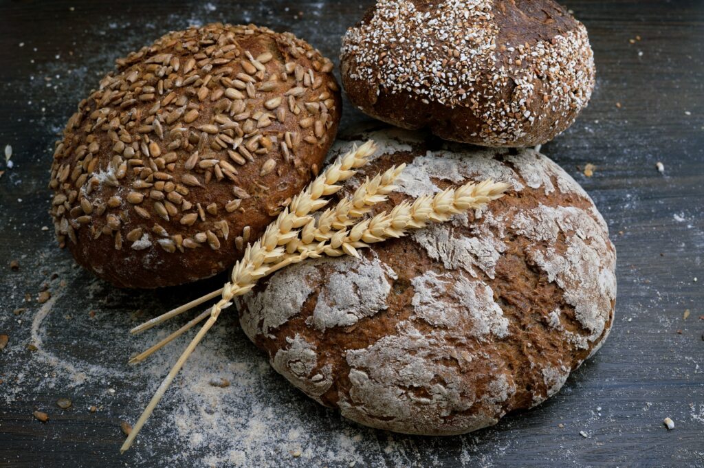 Gluten free bread assortment.