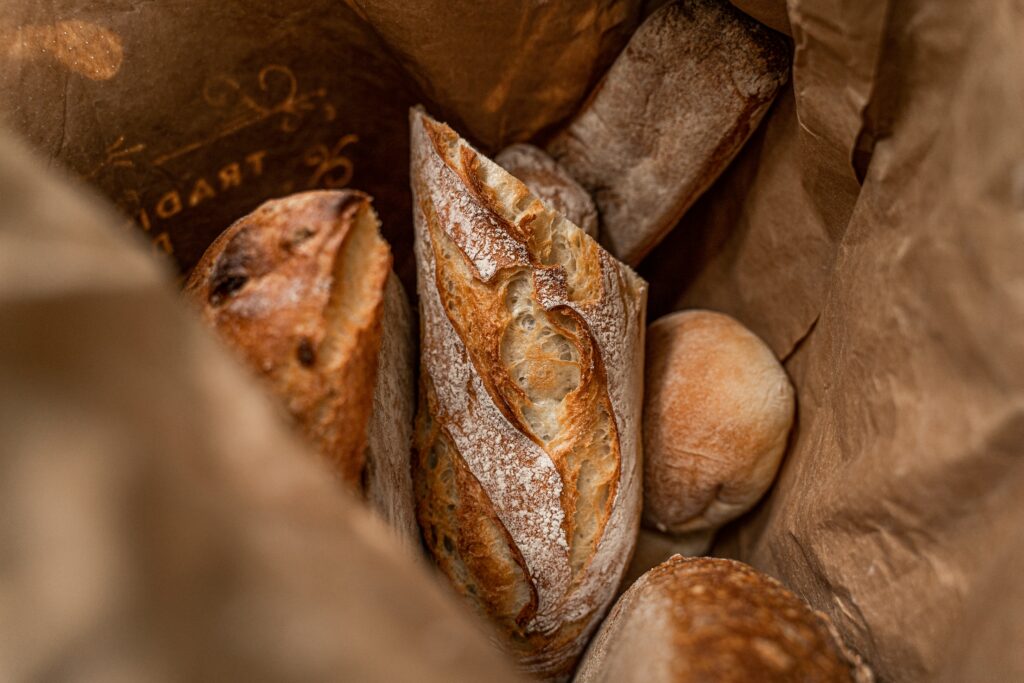 assorted bread together.