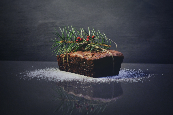 Christmas ingredients make up a yummy fruit cake.