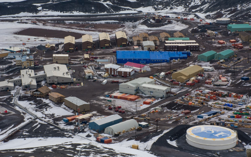 McMurdo Station in Antarctica