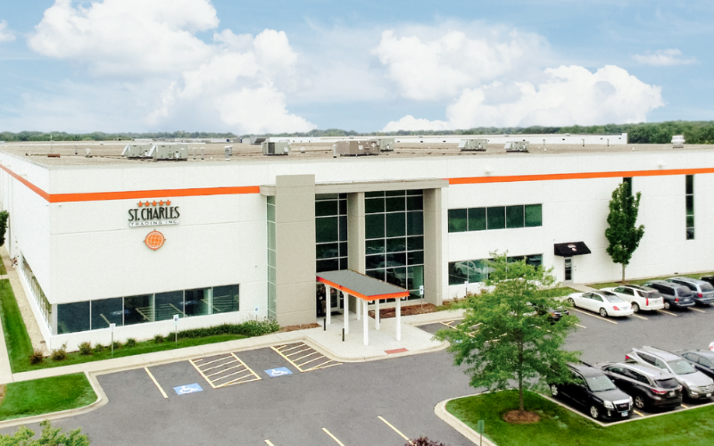 Photo of the St. Charles headquarters.