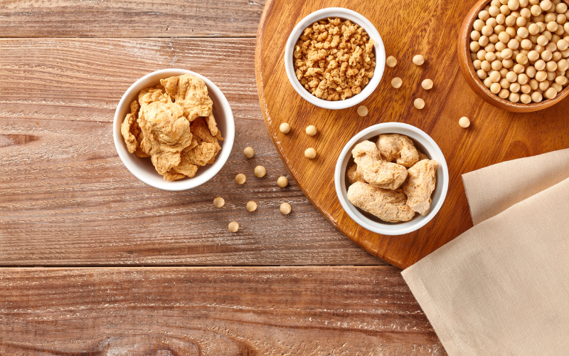 Soy proteins table